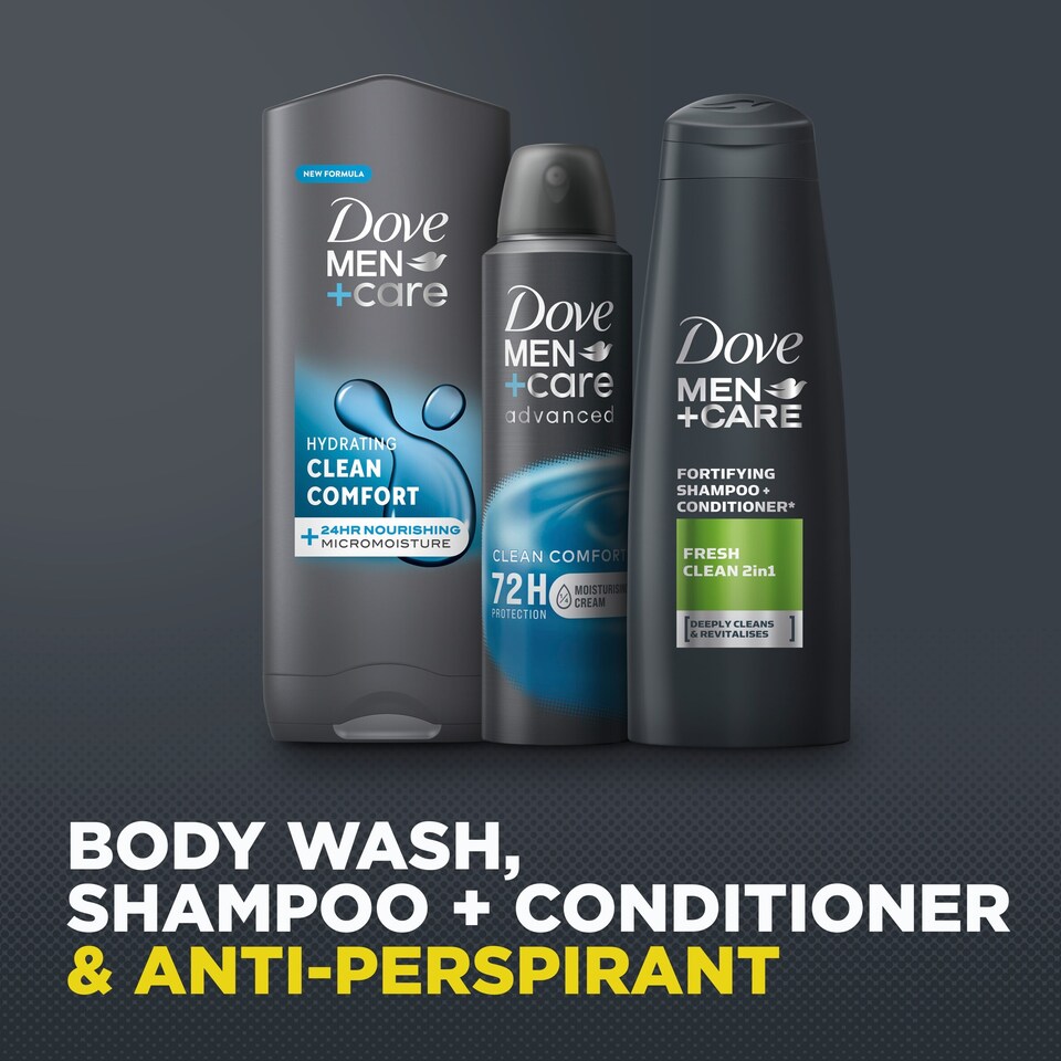 image 1 of Dove Men Plus Care Clean Comfort Trio Gift Set