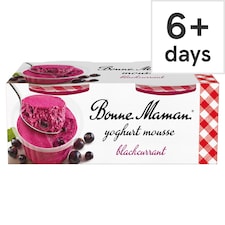 Bonne Maman Blackcurrant Mousse 2 x 70g
