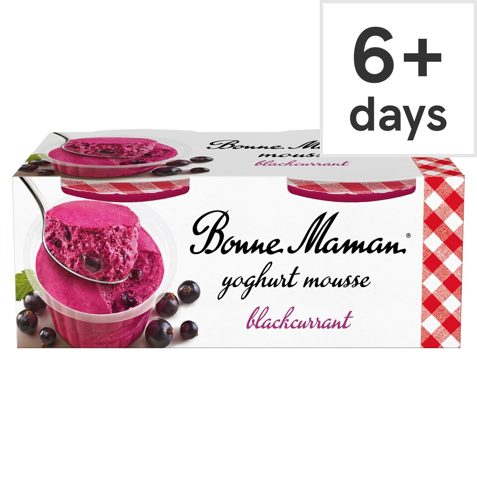 image 1 of Bonne Maman Blackcurrant Mousse 2 x 70g