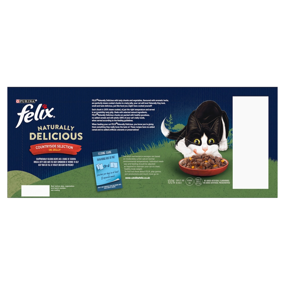 image 1 of Felix Cat Naturally Delicious Country Side In Jelly 40X80g