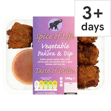 Spice Of Life Vegetable Pakora & Dip 200G