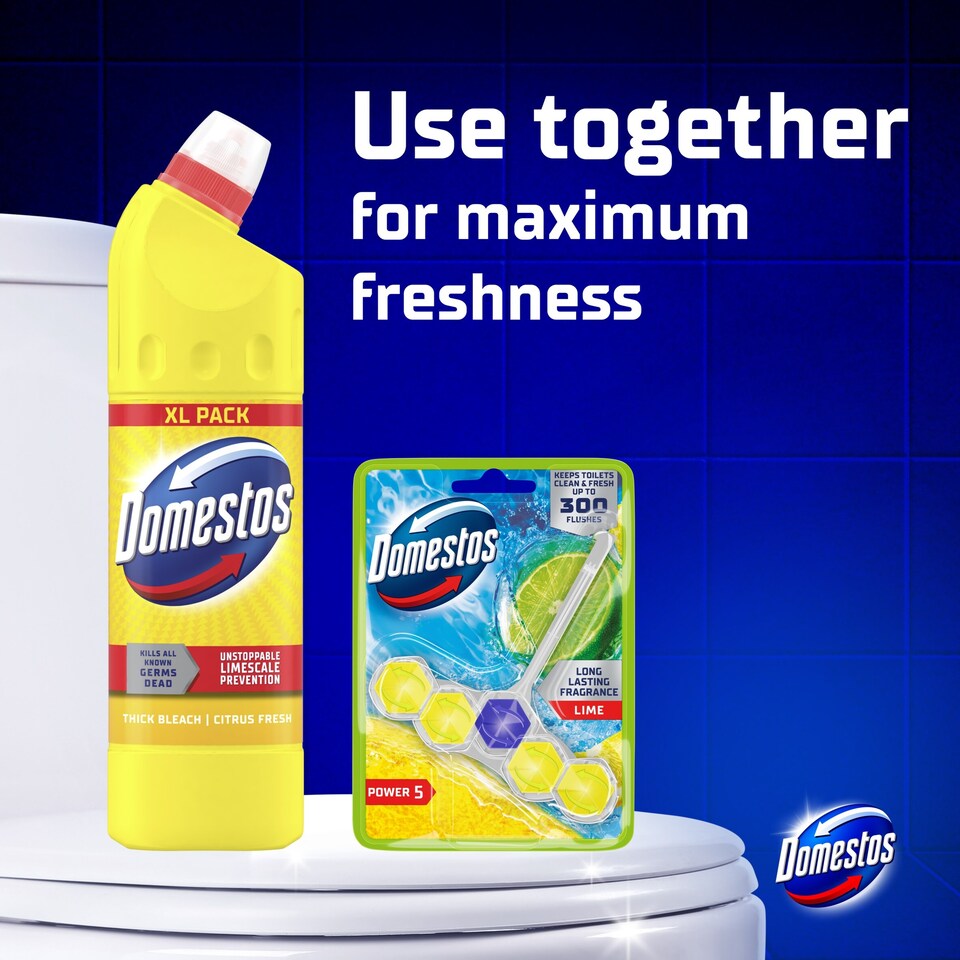 image 1 of Domestos Citrus Bleach 1.25L