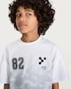 image 2 of F&F Boys Pure Cotton Be Your Very Best Self Camouflage T-Shirt in White