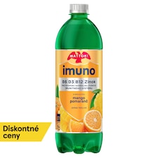 Mattoni Imuno s príchuťou mango pomaranč jemne perlivá 0,7 l