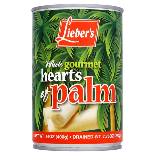 Liebers Whole Hearts Of Palm 400G Tesco Groceries