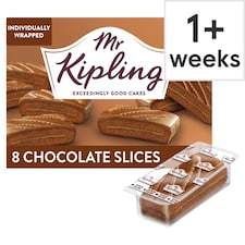 Mr Kipling Chocolate Slices 8 Pack