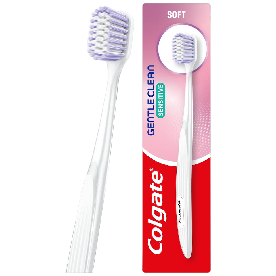 image 1 of Colgate Gentle Clean Sensitive Soft Manual Toothbrush 1 Pack