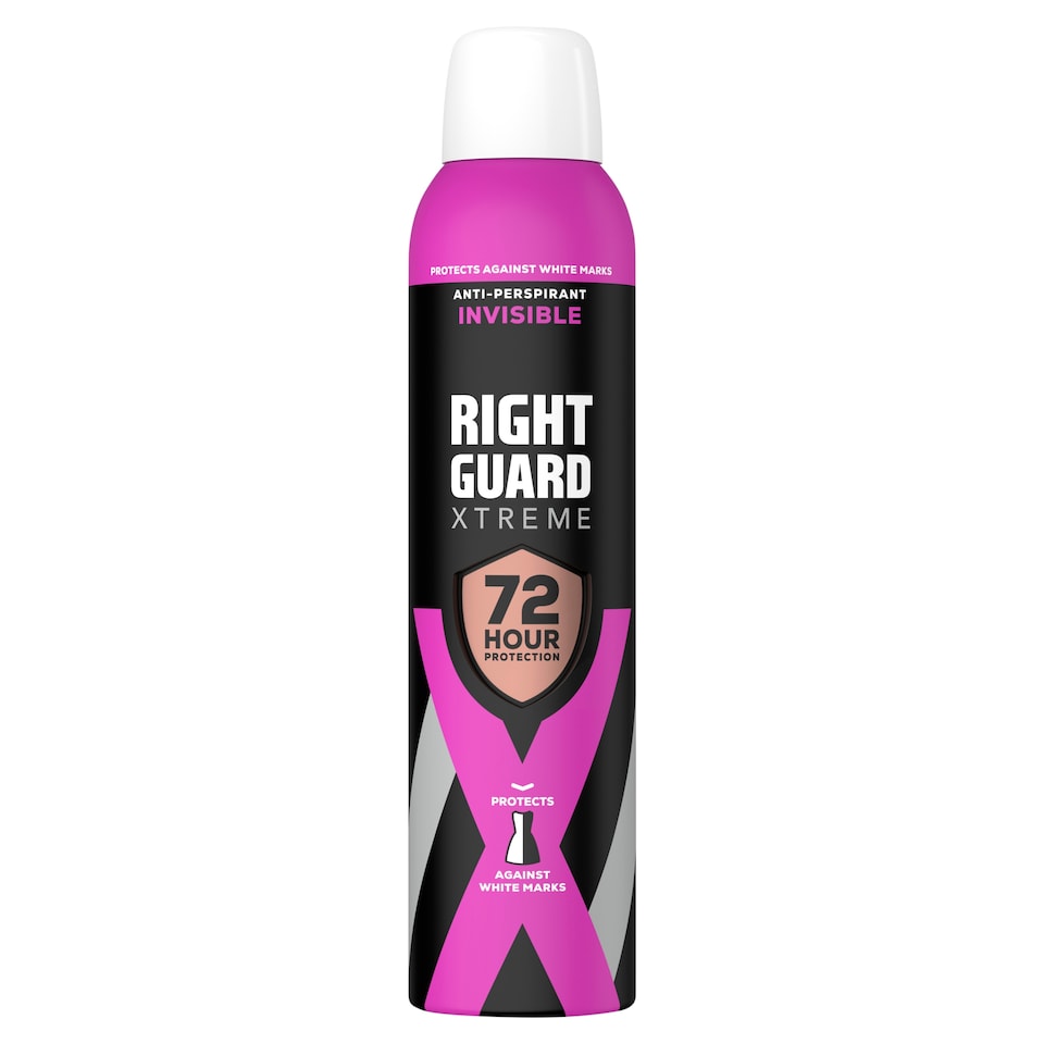 image 1 of Right Guard Xtreme Female 72 Hours Protection Anti-Perspirant Invisible 250ml