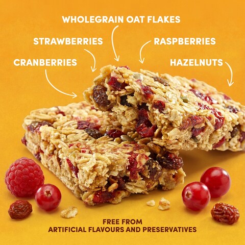 Jordans Frusli Red Berry Cereal Bars 6 x 25g - Tesco Groceries