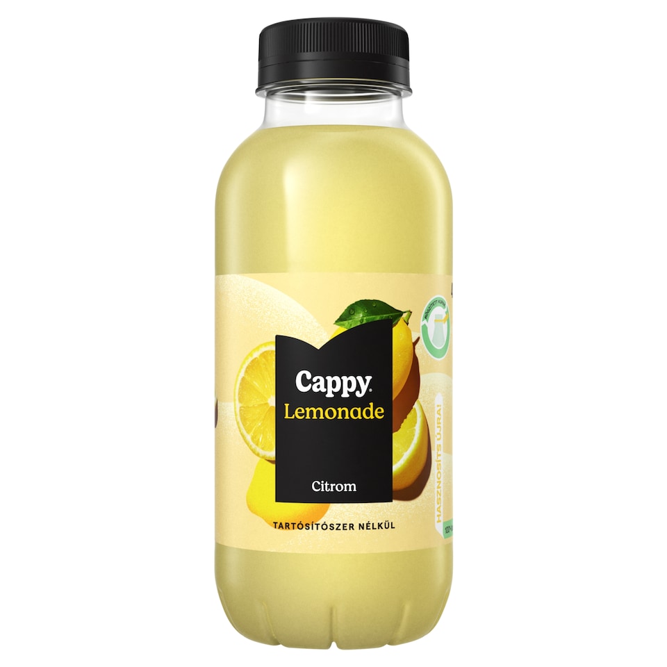 Cappy Lemonade szénsavmentes, citromos üdítőital cukorral és édesítőszerrel 400 ml