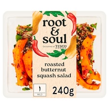 Root & Soul Roasted butternut squash salad with a zesty Chermoula yogurt 240g