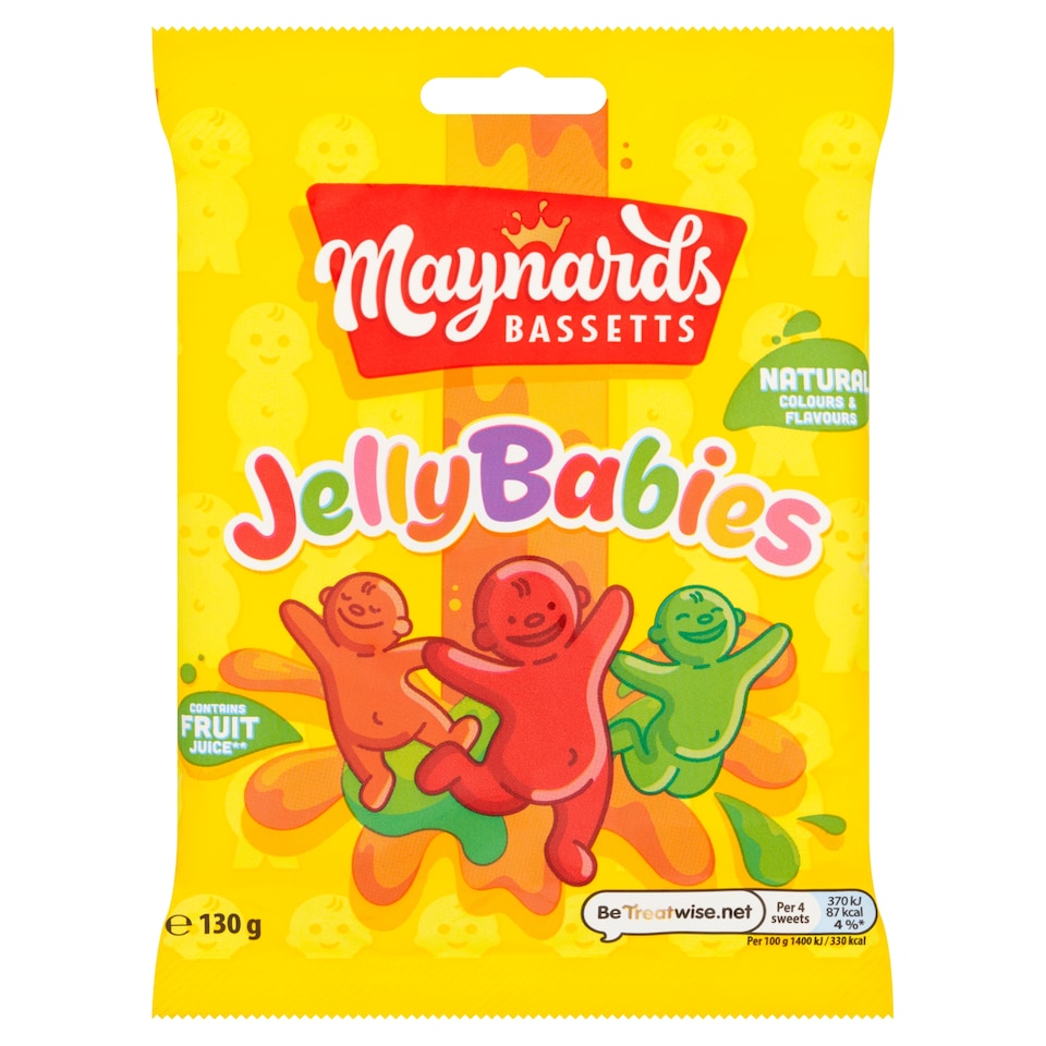 Maynards Bassetts Jelly Babies 130G