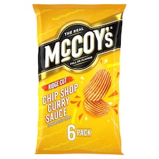 Mccoy's Epic Eat Chip Shop Curry Sauce Crisps 6X25g
