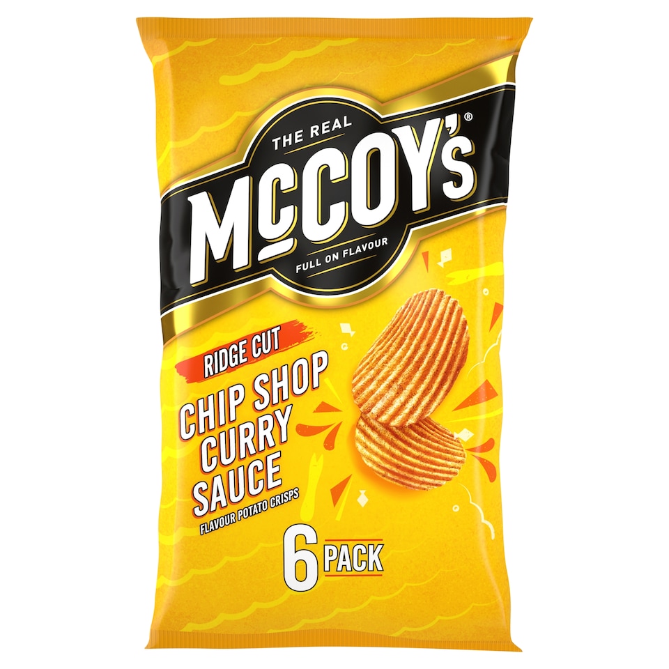 image 1 of Mccoy's Epic Eat Chip Shop Curry Sauce Crisps 6X25g
