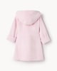 image 2 of F&F Girls Fleece Hooded Dressing Gown in Pink