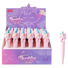 Squishy Unicorn Gel Pen Blue 0.5 mm