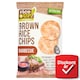 RiceUp! Eat Smart teljes kiőrlésű barna rizs chips barbecue ízesítéssel 60 g  1. kép