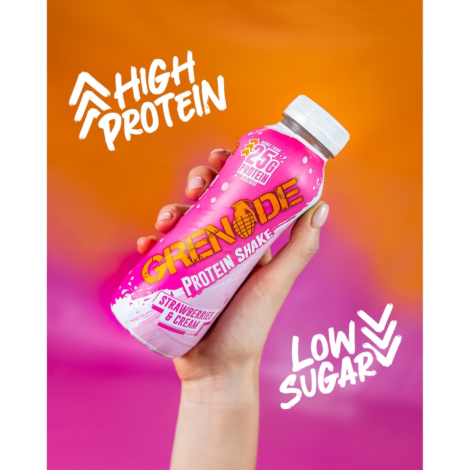 image 1 of Grenade Protein Shake Strawberries and Cream Flavour 330ml