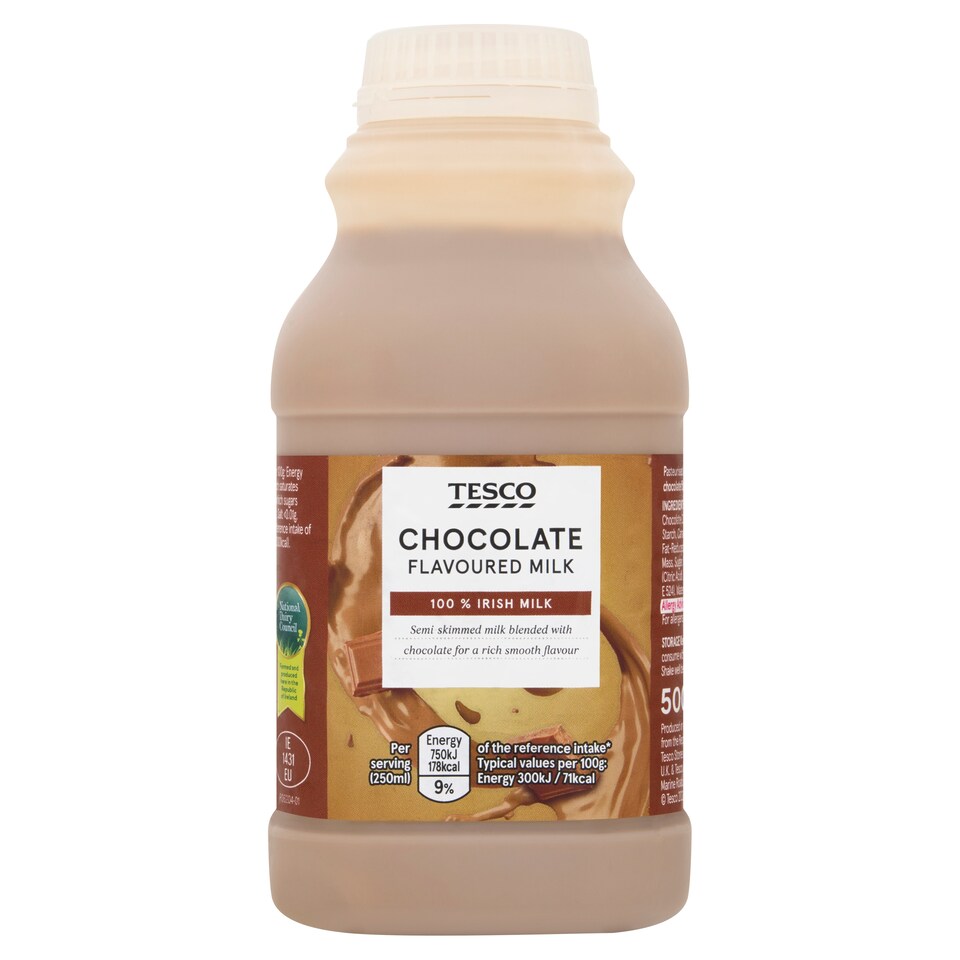 Tesco Chocolate Flavoured Milk 500ml