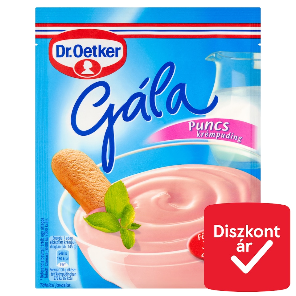 Dr. Oetker Gála puncs krémpudingpor 78 g