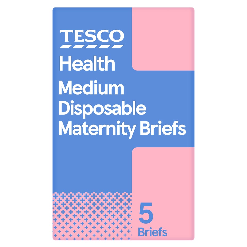 Tesco Medium Maternity Brief 5 Pack