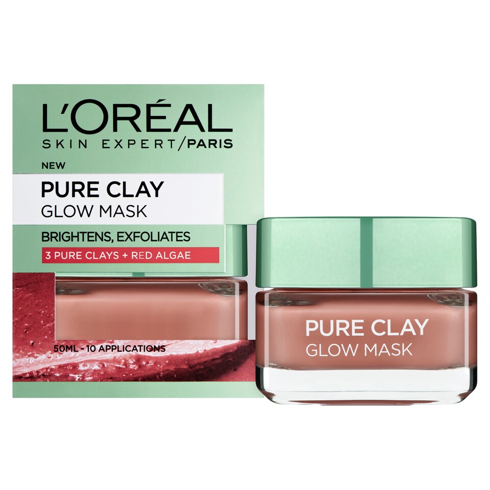 image 1 of L'oreal Pure Clay Glow Mask Red 50Ml