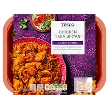 Tesco Indian Kitchen Chicken Tikka Biryani 400G