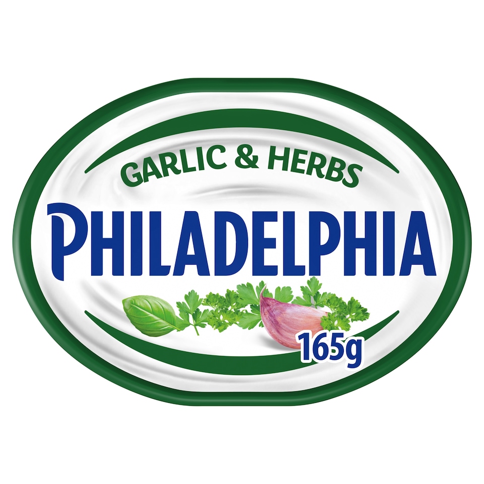 Philadelphia Garlic & Herbs Soft Cream Cheese 165G