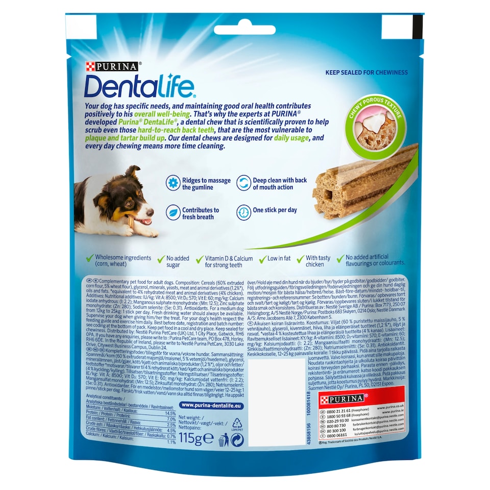 image 1 of Dentalife Daily Oral Care Medium 115G