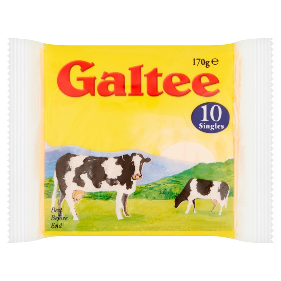 Galtee Cheese Singles 10 Pack, 170 G