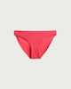 image 4 of F&F Ribbed High Leg Bikini Bottoms in Pink