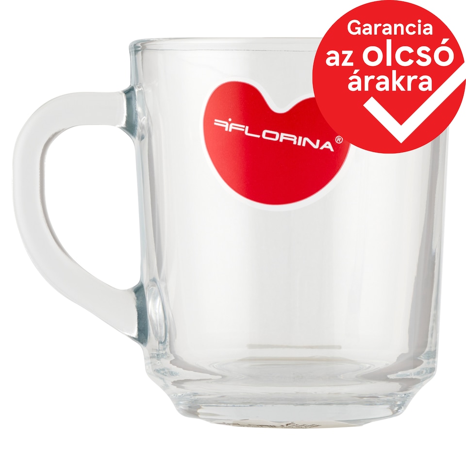 Florina standard üveg bögre 250 ml 