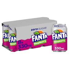 Fanta Raspberry Zero 8 X 330Ml