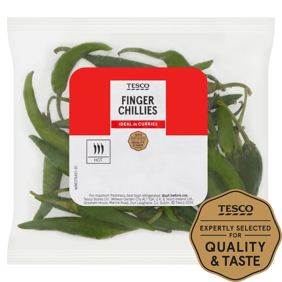 image 1 of Tesco Finger Chillies 80G