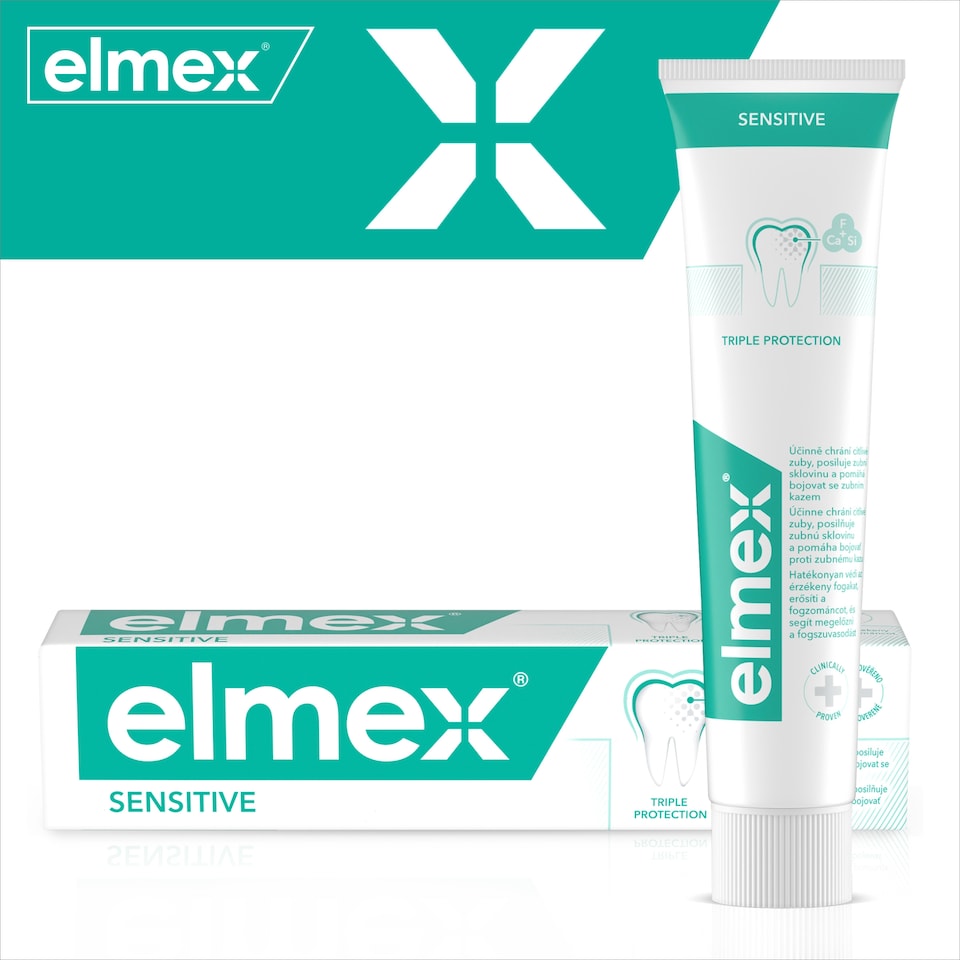 obrázok 1 z elmex® Sensitive zubná pasta pre citlivé zuby 75 ml