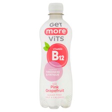 Get More Vitamins Sugar Free Pink Grapefruit Water 500Ml