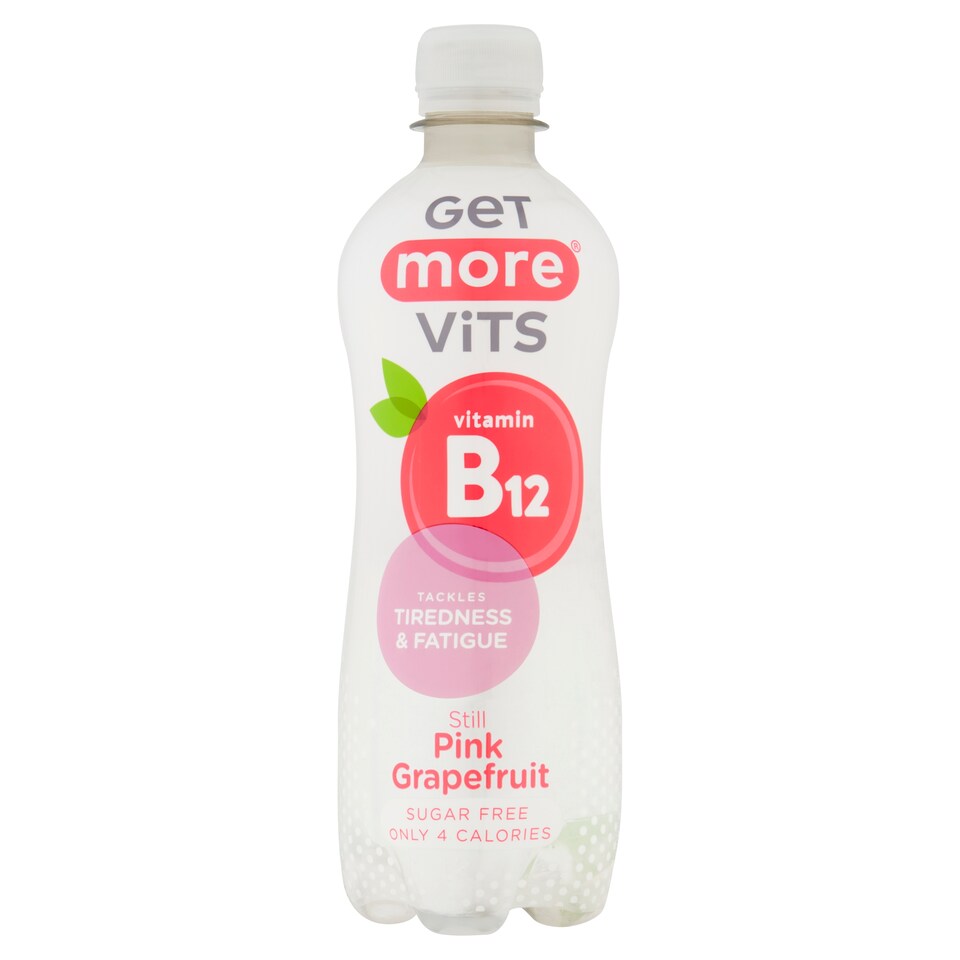 Get More Vitamins Sugar Free Pink Grapefruit Water 500Ml