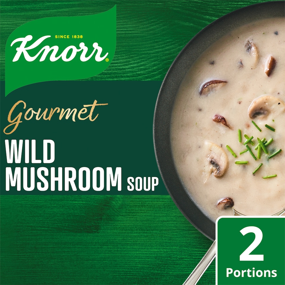 KNORR GOURMET WILD MUSHROOM SOUP 2 PORTIONS 61G