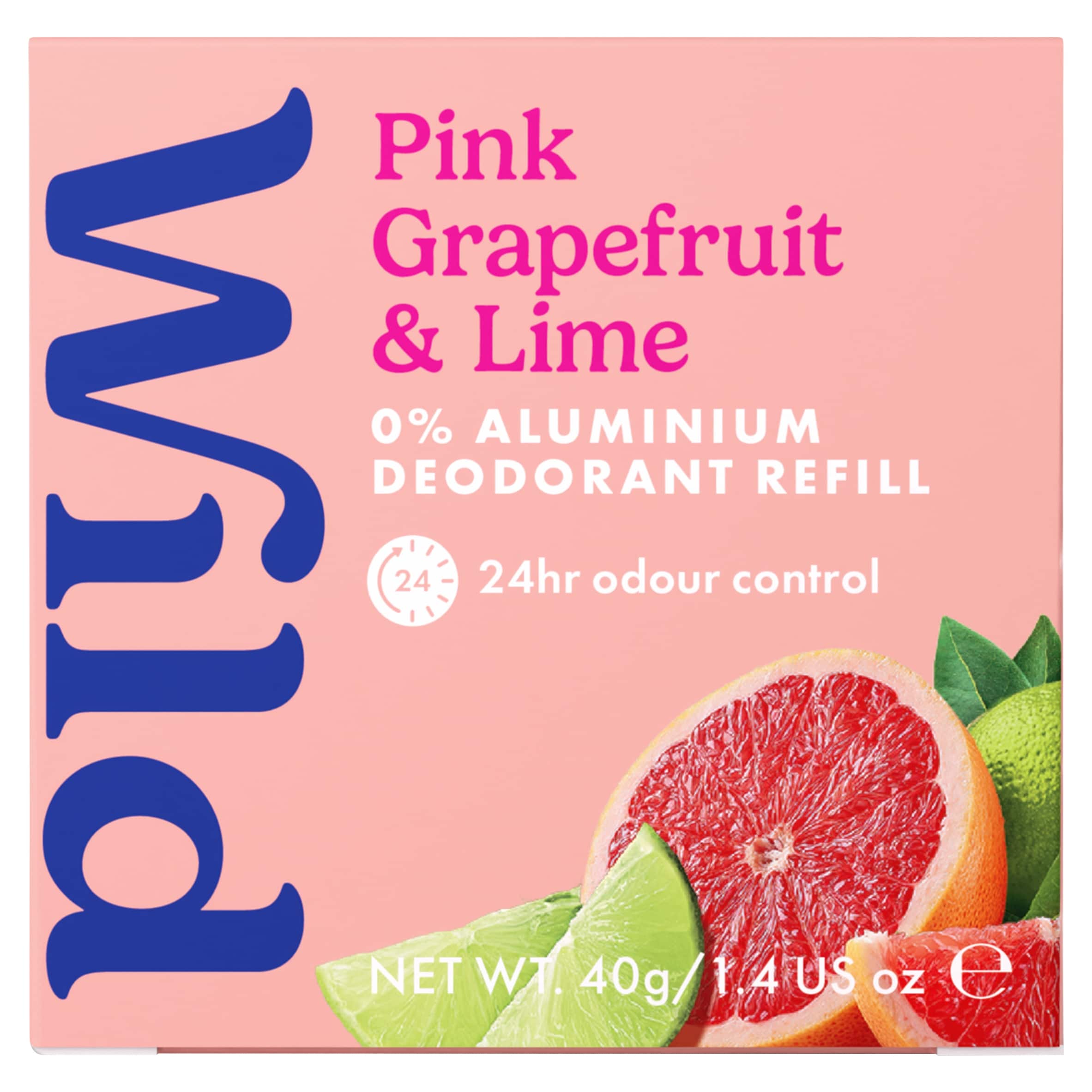 Wild Pink Grapefruit & Lime Deodorant Refill 40g