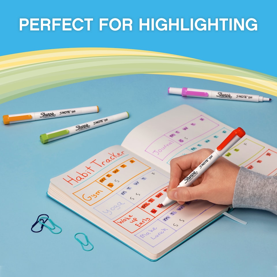 image 1 of Sharpie S Note Duo Tip Highlighters X8