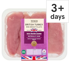 Tesco Mini Turkey Breast Fillets 400G