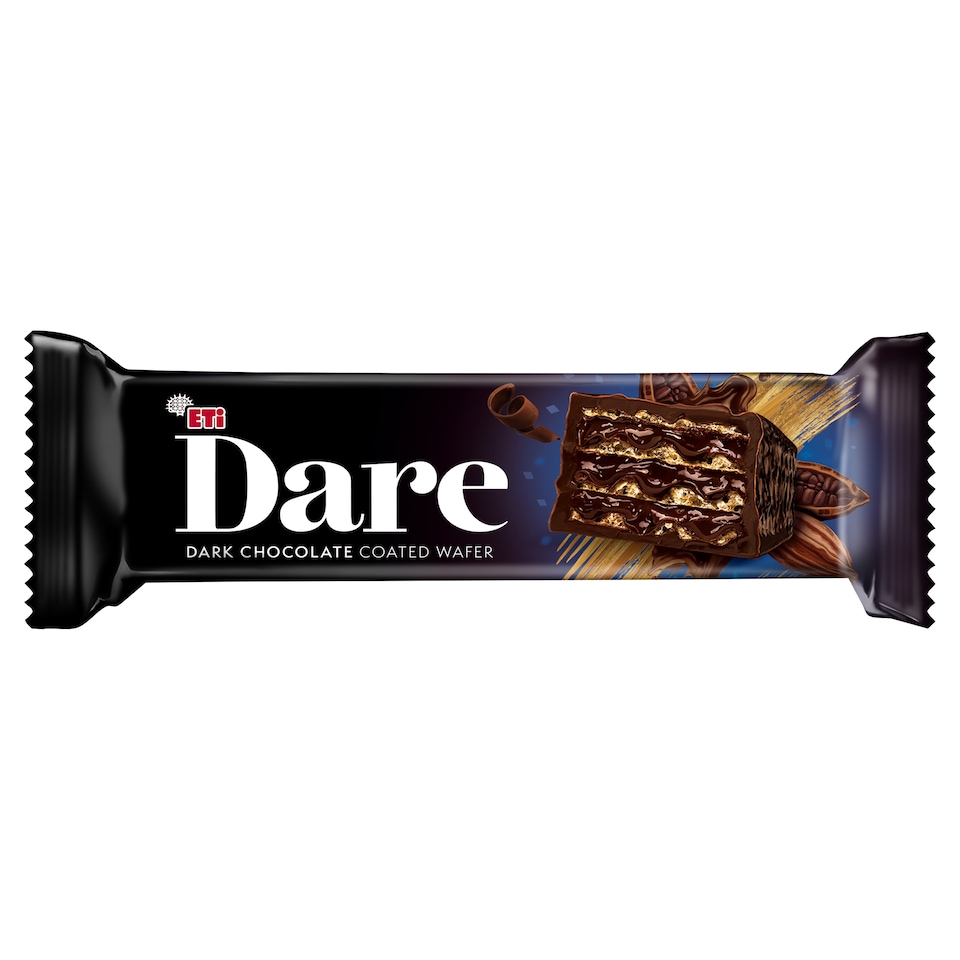 ETI Dare Dark Chocolate Coated Wafer 50g