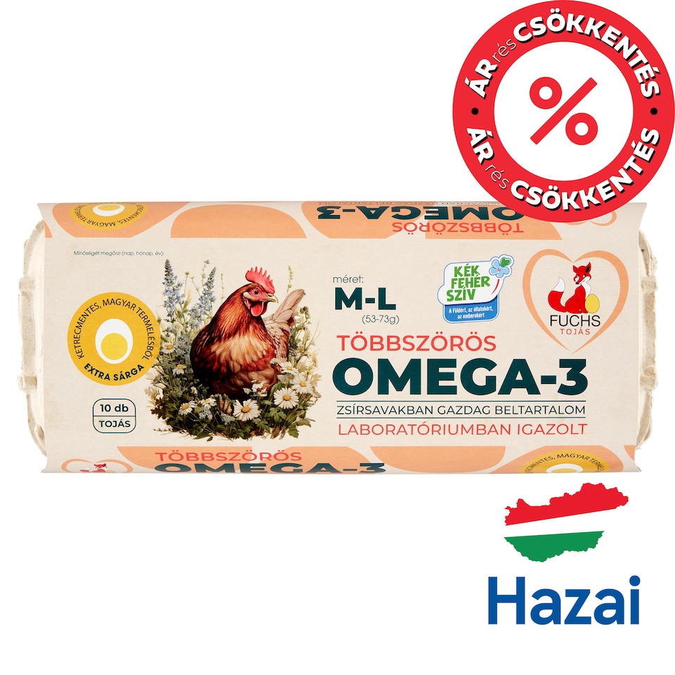 image 1 of Fuchs Extra Yellow Eggs M-L 10 pcs