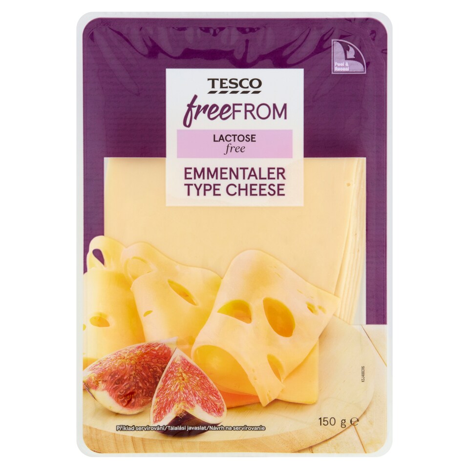 Tesco Free From Emmentaler Type Cheese 150g