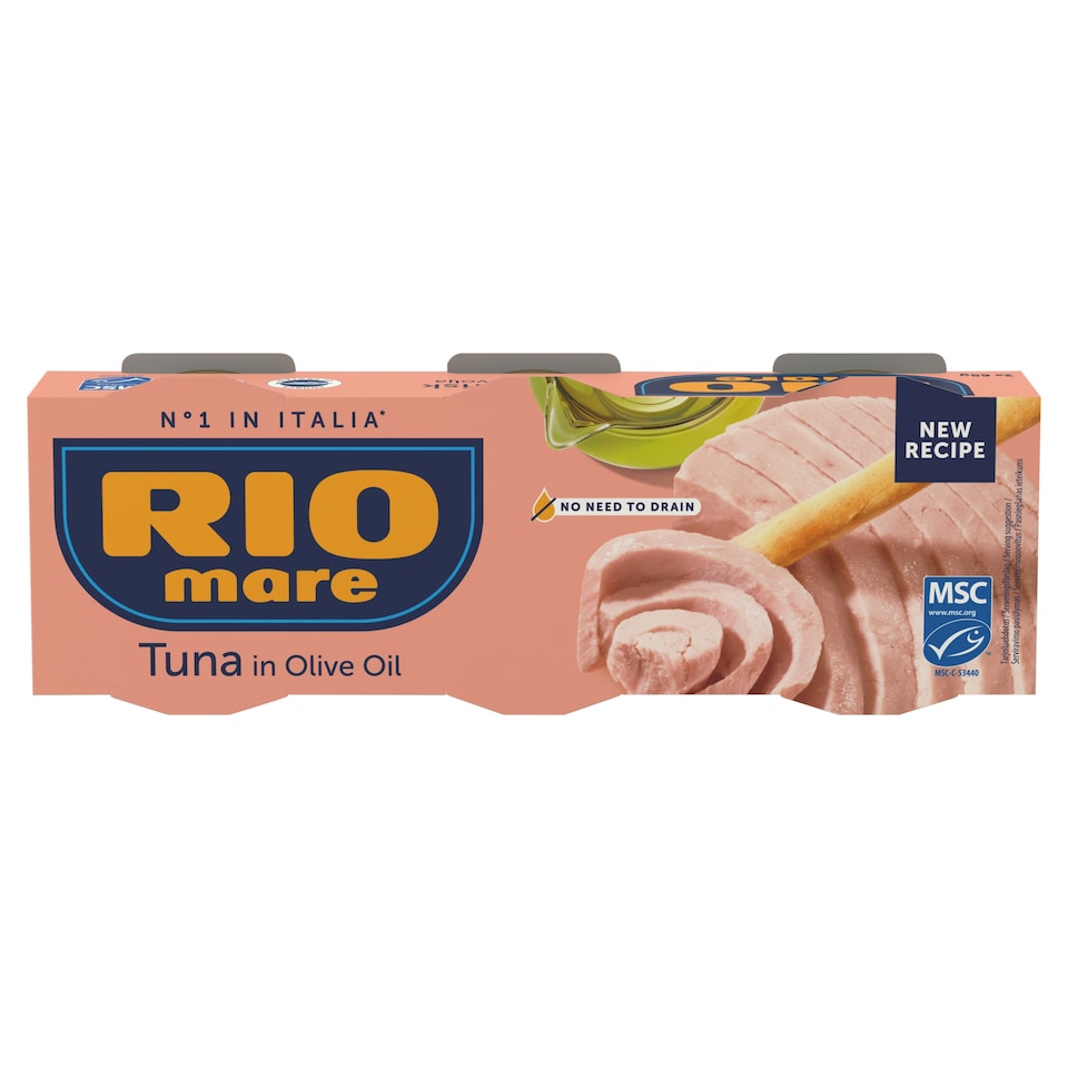 image 1 of Rio Mare Tuna in Olive Oil 3 x 65g