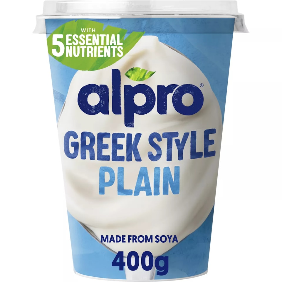 image 1 of Alpro Greek Style Plain Dairy Free Yoghurt Alternative 400g