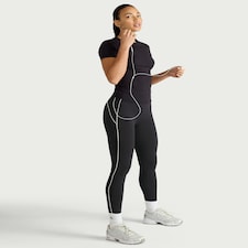 F&F Active EVERYHOUR Contrast Tipped Leggings in Black