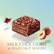 image 2 of Lindt Milk Chocolate & Hazelnut Choco Wafer Bar 30G