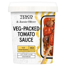 Tesco & Jamie Oliver Vegetable Packed Tomato Sauce 500G