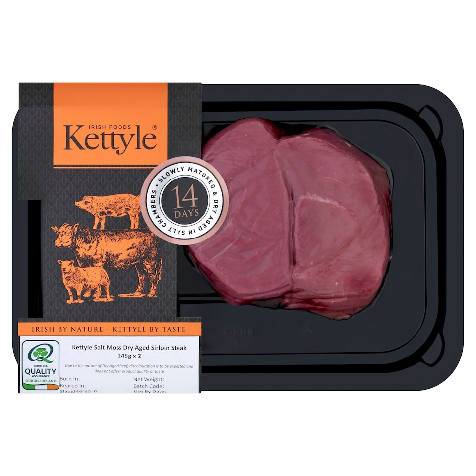 Kettyle Dry Aged Beef Sirloin Steak 2Pack 290g
